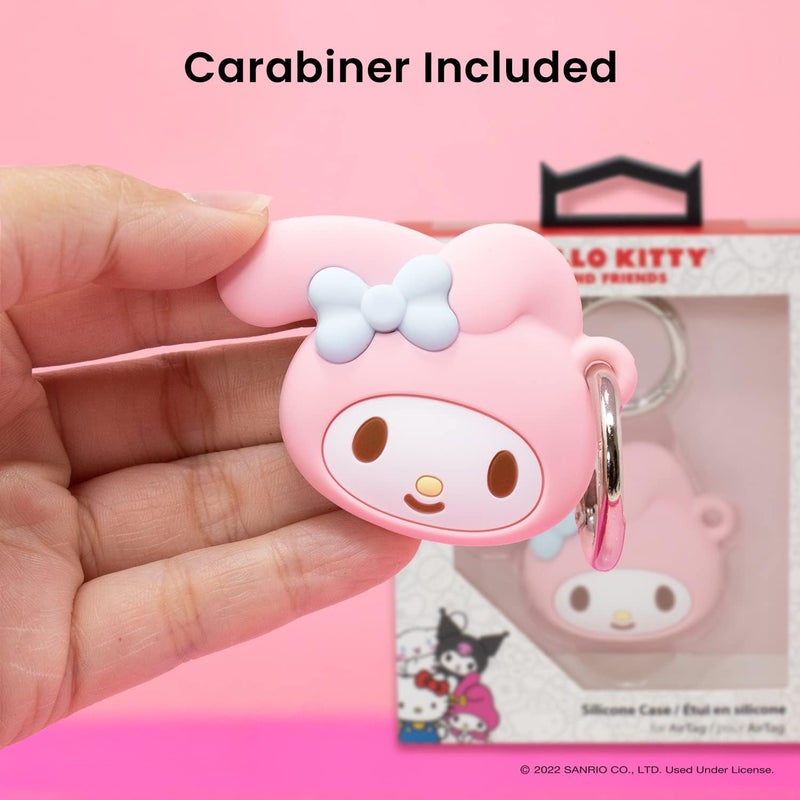 iFace Sanrio Friends Special Edition Silicone Protective Cover [ Compatible with Apple AirTag ][Cute Character Case] [Carabiner Keychain Clip Included] - My Melody - Image 4